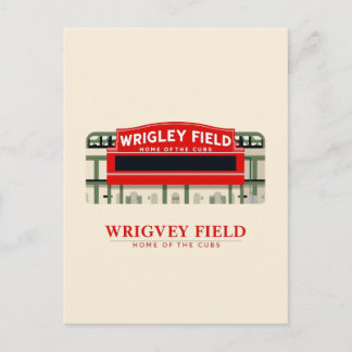Wrigley Field: Home of the Cubs Postkarte
