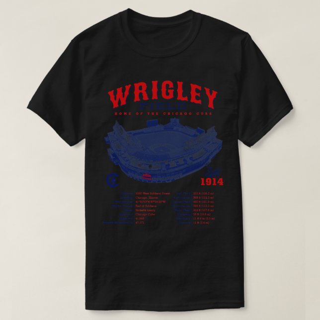 Wrigley Field T-Shirt (Design vorne)