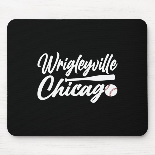 Wrigleyville Chicago Baseball American Mousepad (Vorne)
