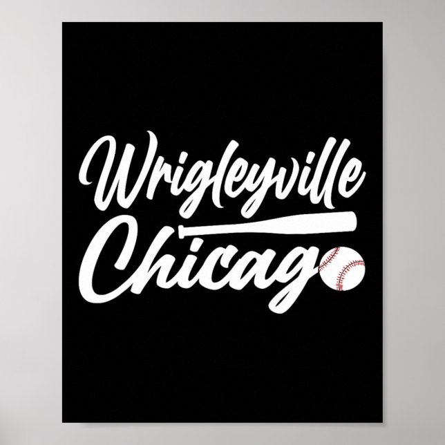 Wrigleyville Chicago Baseball American Poster (Vorne)