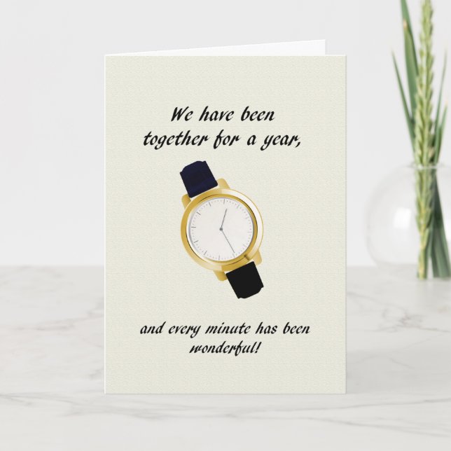 Wrist für die 1. Hochzeit Karte (Vorderseite)