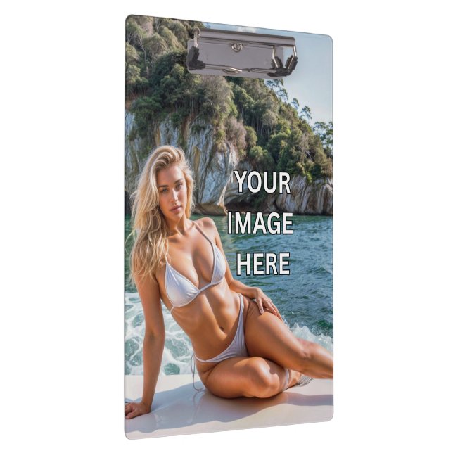 WRITE! ✍️ Custom Clipboard – Add Your Own Design Klemmbrett (Rechts)