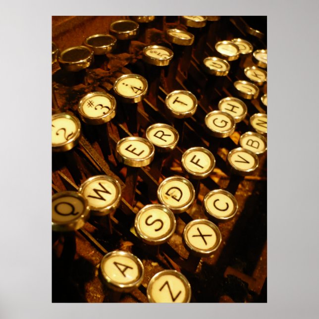 Write Me - Letter Keys Poster (Vorne)