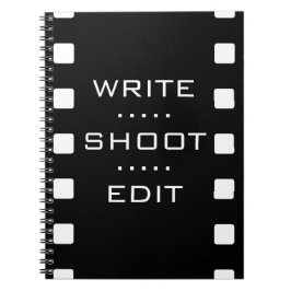 Write, Shoot, Edit - Film Notebook Notizblock