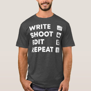 Write Shoot Edit Repetier Videographer Premium T-Shirt