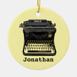 Writer Antike Schreibmaschine Design Keramik Ornam Ornament