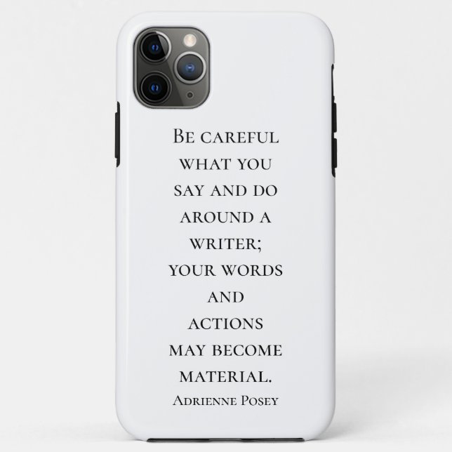 Writer Apple iPhone 11 Pro Max Phone Cover (Rückseite)