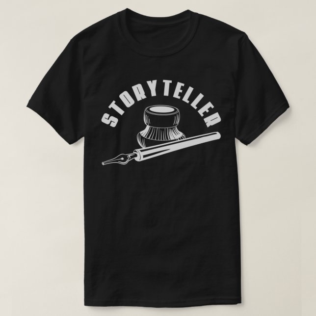 Writer Author Book Literature Publisher Storytell T-Shirt (Design vorne)