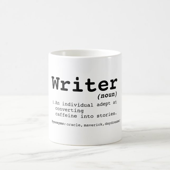 Writer Definition-Tasse Kaffeetasse (Mittel)