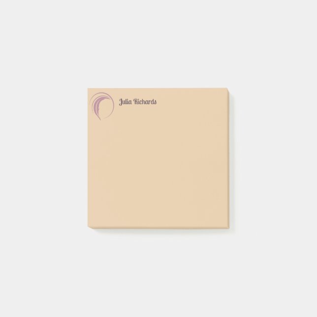 Writer Dusky Color Post-it Klebezettel (Vorderseite)