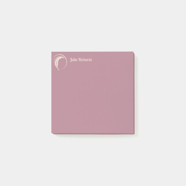 Writer Dusky Color Post-it Klebezettel (Vorderseite)