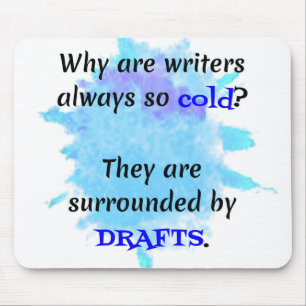Writer Joke English Teacher Funny Geschenk Mousepad