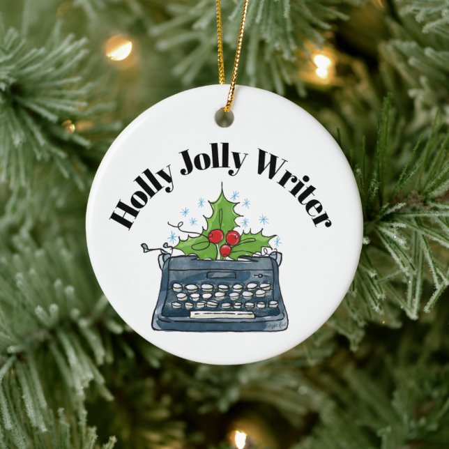 Writer Ornament Christmas Keepake Retro #1 (Baum)