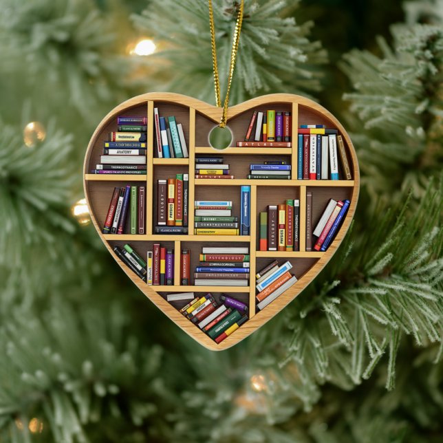 Writer Reader Bookaholic Books Lover Bookworm Keramik Ornament (Baum)