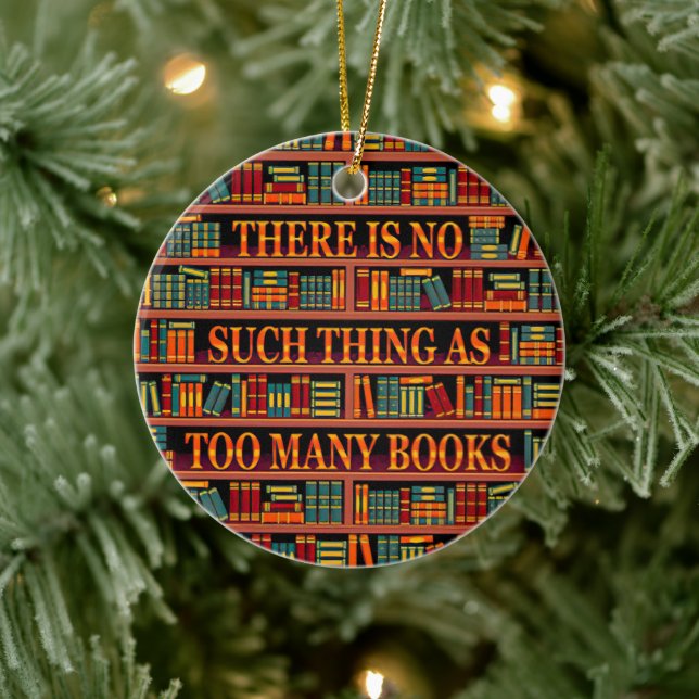 Writer Reader Bookaholic Books Lover Bookworm Keramik Ornament (Baum)
