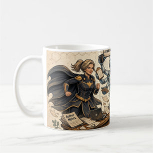 Writer’s Desk AI Superhero Kaffee - Kaffeetasse