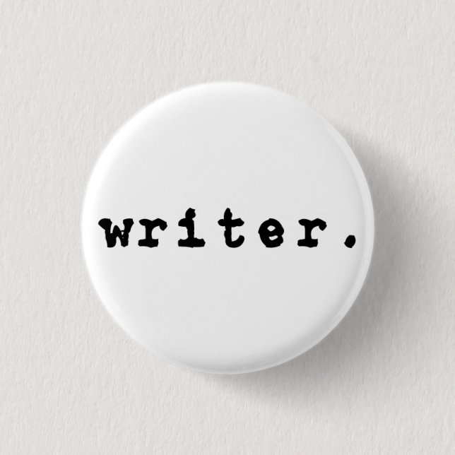 Writer (Schreibmaschine) Button (Vorderseite)