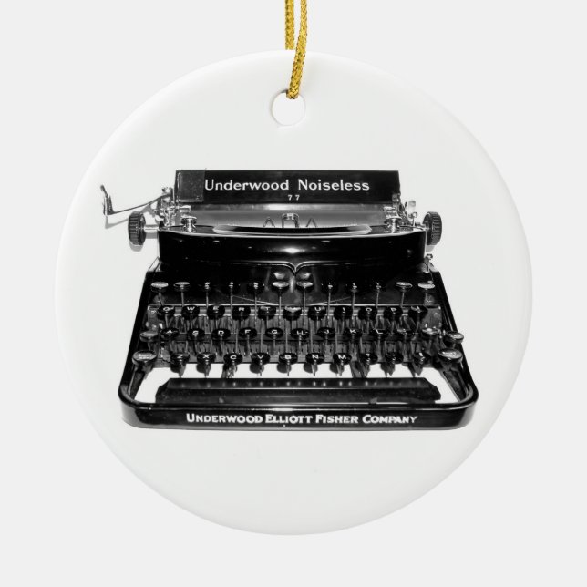 Writer Typewriter Author Novelist writer ORNAMENT (Vorne)