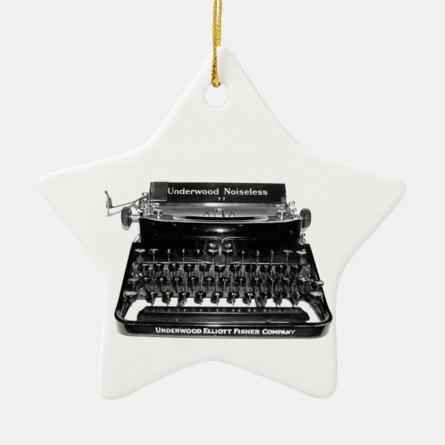 Writer Typewriter  Author Novelist writer ORNAMENT (Vorne)