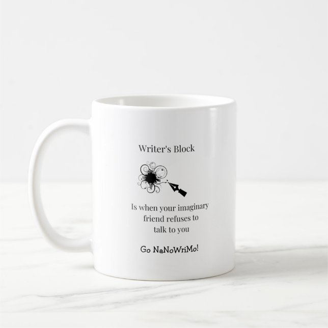 Writer's Block Tasse NANOWRIMO (Links)