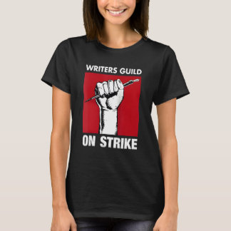 Writers Guild Of America On Strike Anti AI Chatbot T-Shirt