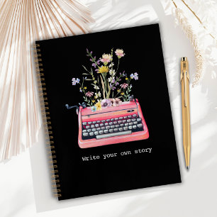 Writers Notebook, Black Write your own story Notizbuch