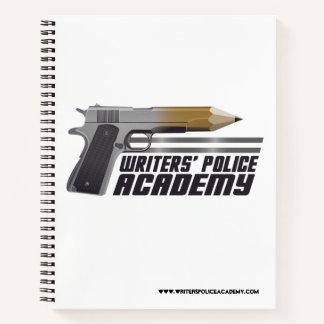 Writers' Police Academy Spiral Notebook Notizbuch