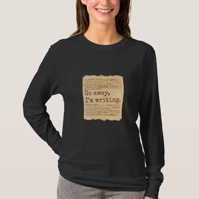 Writers Quotes Writing T-Shirt (Vorderseite)