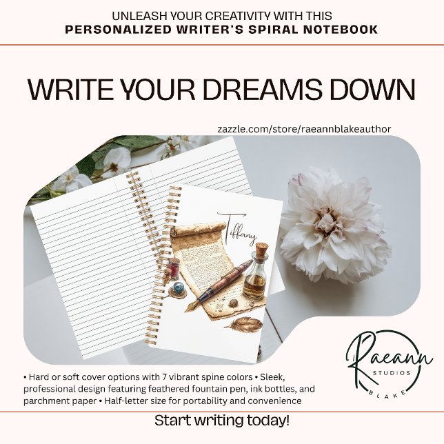 Writers Spiral Notebook Notizbuch (Von Creator hochgeladen)