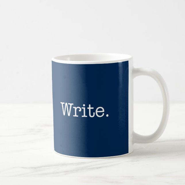 Writers Tasse | Schreiben | Blau (Rechts)