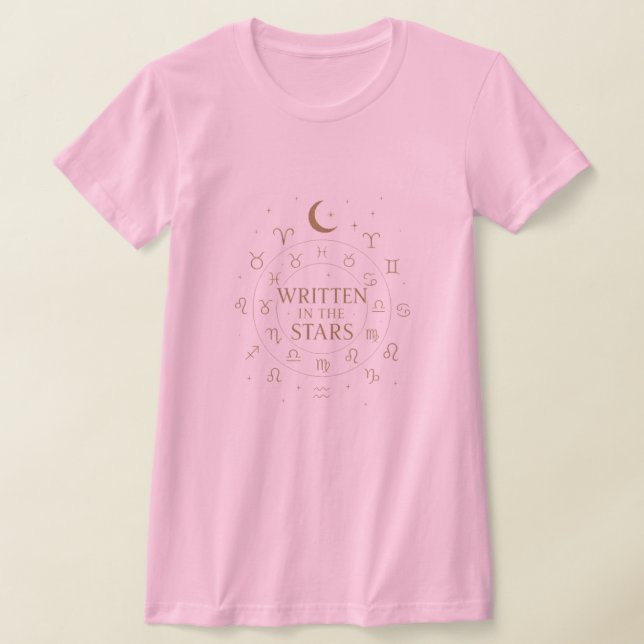 Written in the Stars | Mystic Zodiac Celestial Des T-Shirt (Ablage )