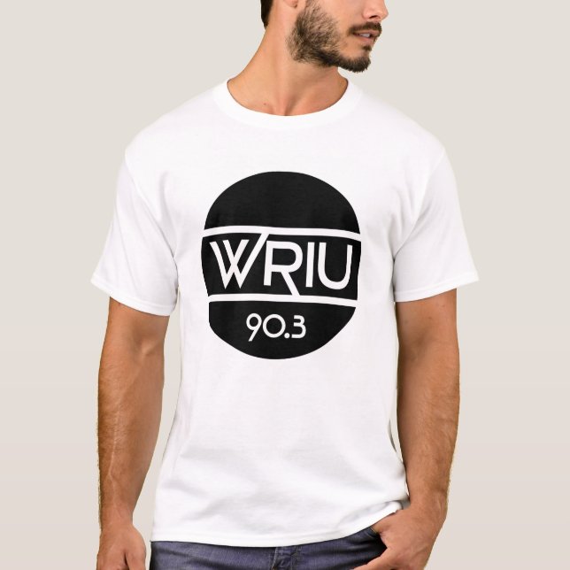 WRIU grundlegender Logo-T - Shirt (weiß) (Vorderseite)