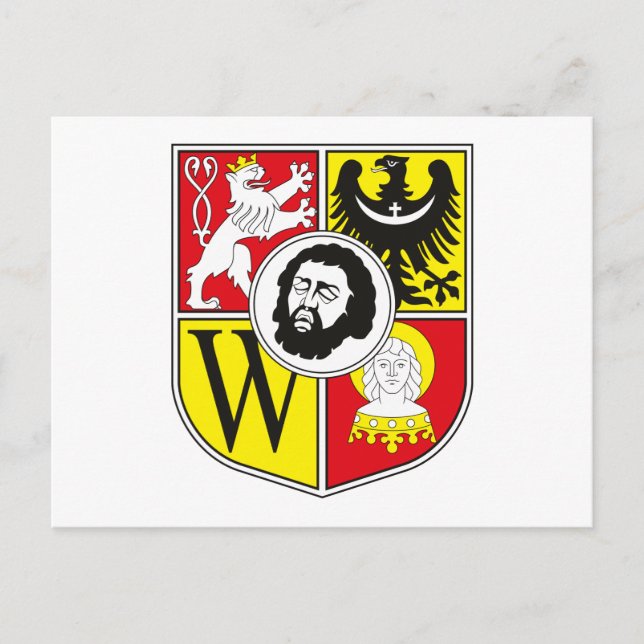 Wroclaw Coat of Arms Postkarte (Vorderseite)