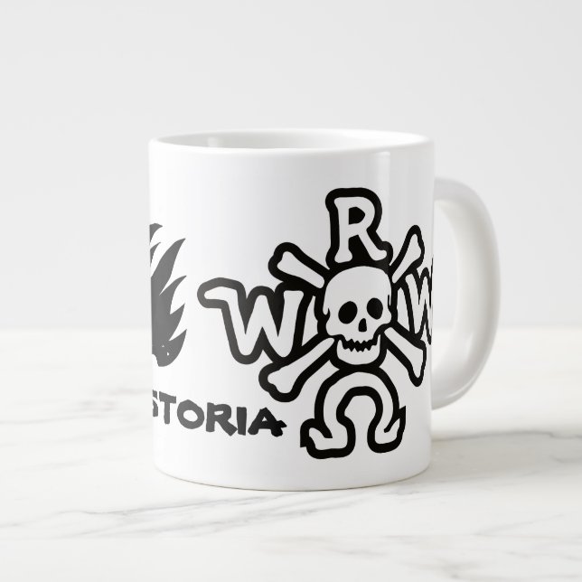 WRW Fahne-Tasse Jumbo-Tasse (Vorderseite Rechts)