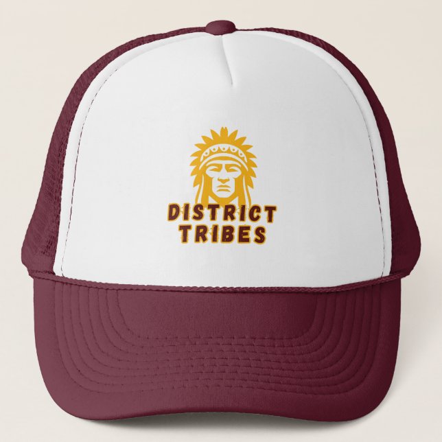 WSH D.C. Sports "District Tribes" Trucker Hat Truckerkappe (Vorderseite)