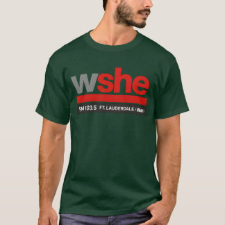 WSHE FM 103,5 Miami Retro T-Shirt