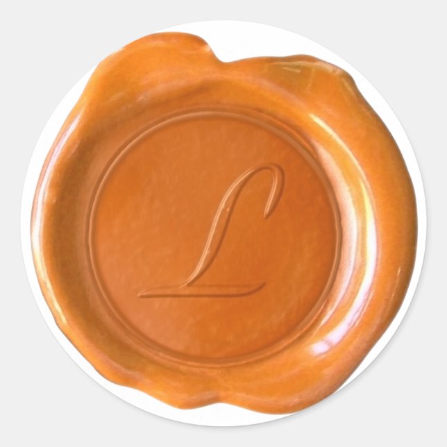 WSM Custom - Courtney - L - Orange Runder Aufkleber (Vorderseite)