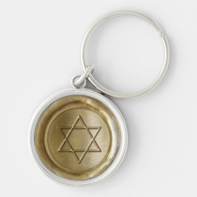 WSM - Gold - Star of David - Schlüsselanhänger (Vorne)
