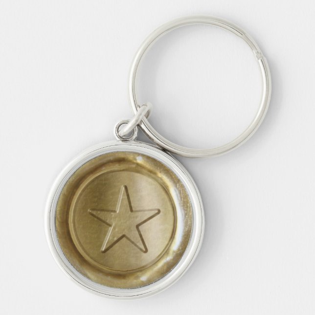 WSM - Gold Star - Schlüsselanhänger (Vorne)
