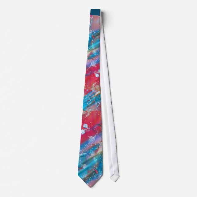 wssbx Blue ice Neck Tie Krawatte (Vorderseite)