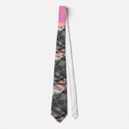 wssbx Cogs pink Neck Tie Krawatte