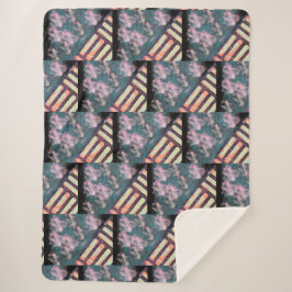 WSSBX - PINK TILE Sherpa Blanket Sherpadecke