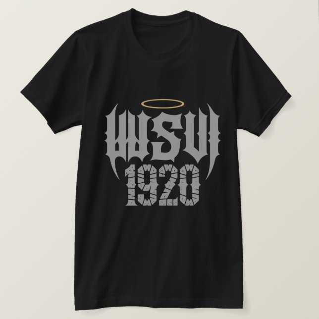 WSV 1920 Gothic Streetwear Logo T-Shirt (Design vorne)