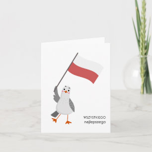 Wszystkiego najlepszego - Polnisches Glück Birthay Karte