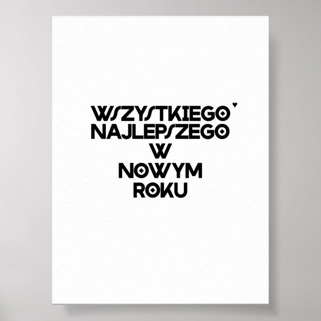 Wszystkiego najlepszego w Nowym Roku - poster (Vorne)