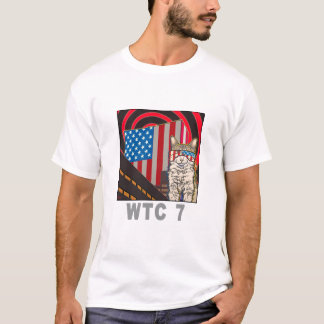 "WTC 7" Bio weißer T - Shirt