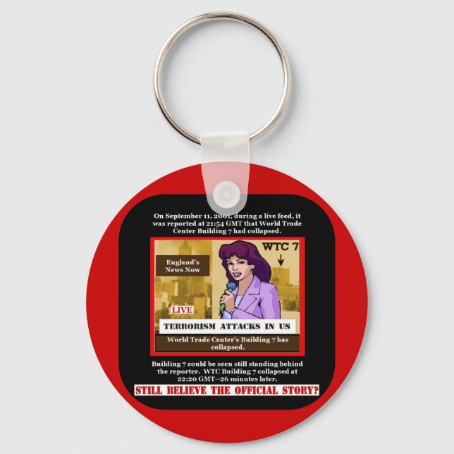 WTC Gebäude 7 Schlüsselanhänger (Vorderseite)