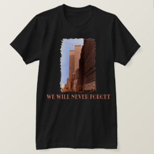 WTC Straßen-Ansicht vergessen nie 9/11 T-Shirts