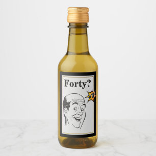 wtf 40. Geburtstag Party Funny Mens Geburtstag Weinetikett