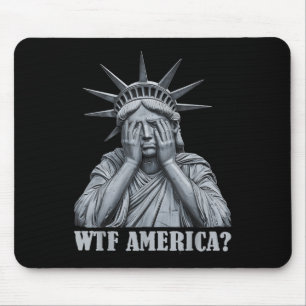 Wtf America_ Anti-Trump Politik und Demokratie Mousepad